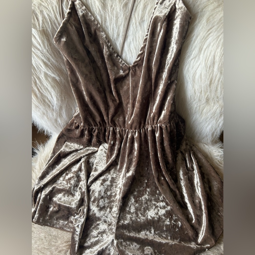 Kendall & Kylie Velvet Romper